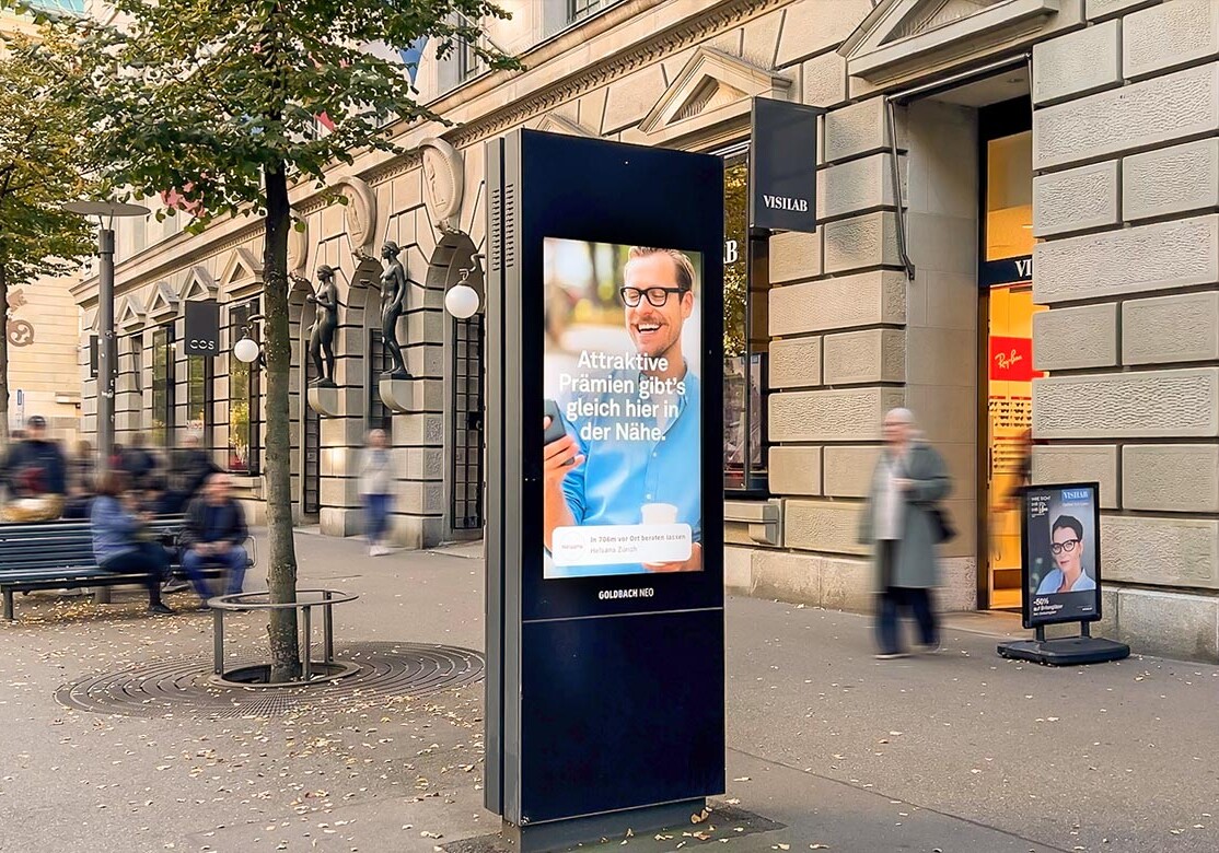 Helsana DOOH-Kampagne