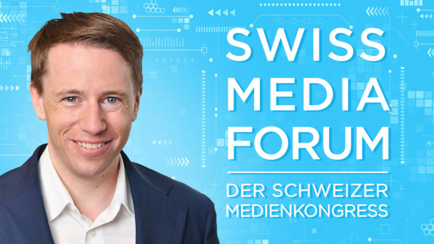 Moritz Schneider bei Swiss Media Forum