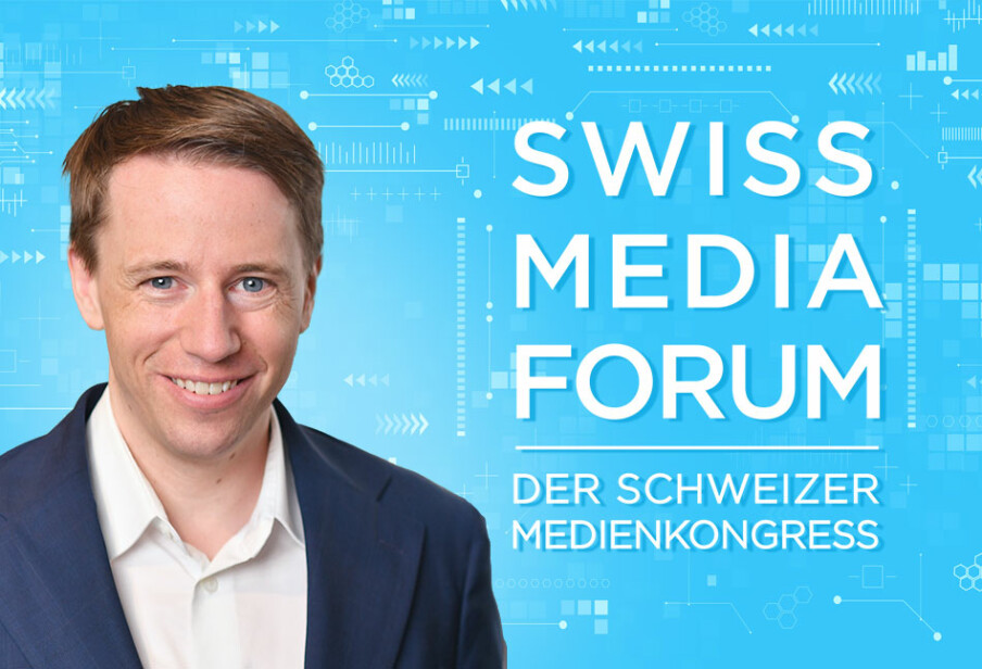 Moritz Schneider bei Swiss Media Forum